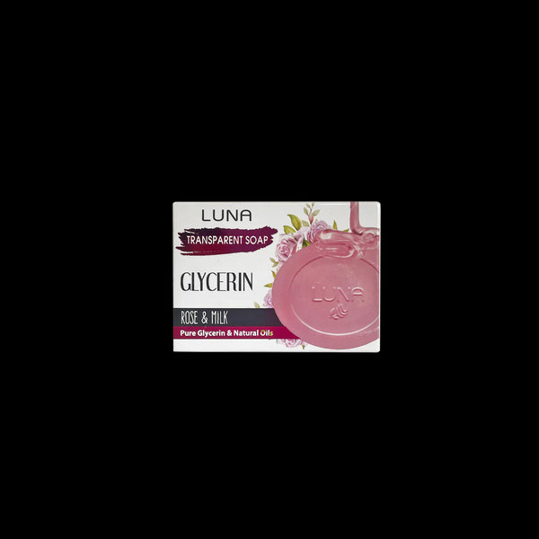 Luna glycerin soap rose and milk 100 gm - Luna